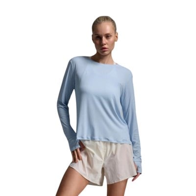 2XU Aero Trail Womens Long Sleeve Top - Bay/Bay Reflective