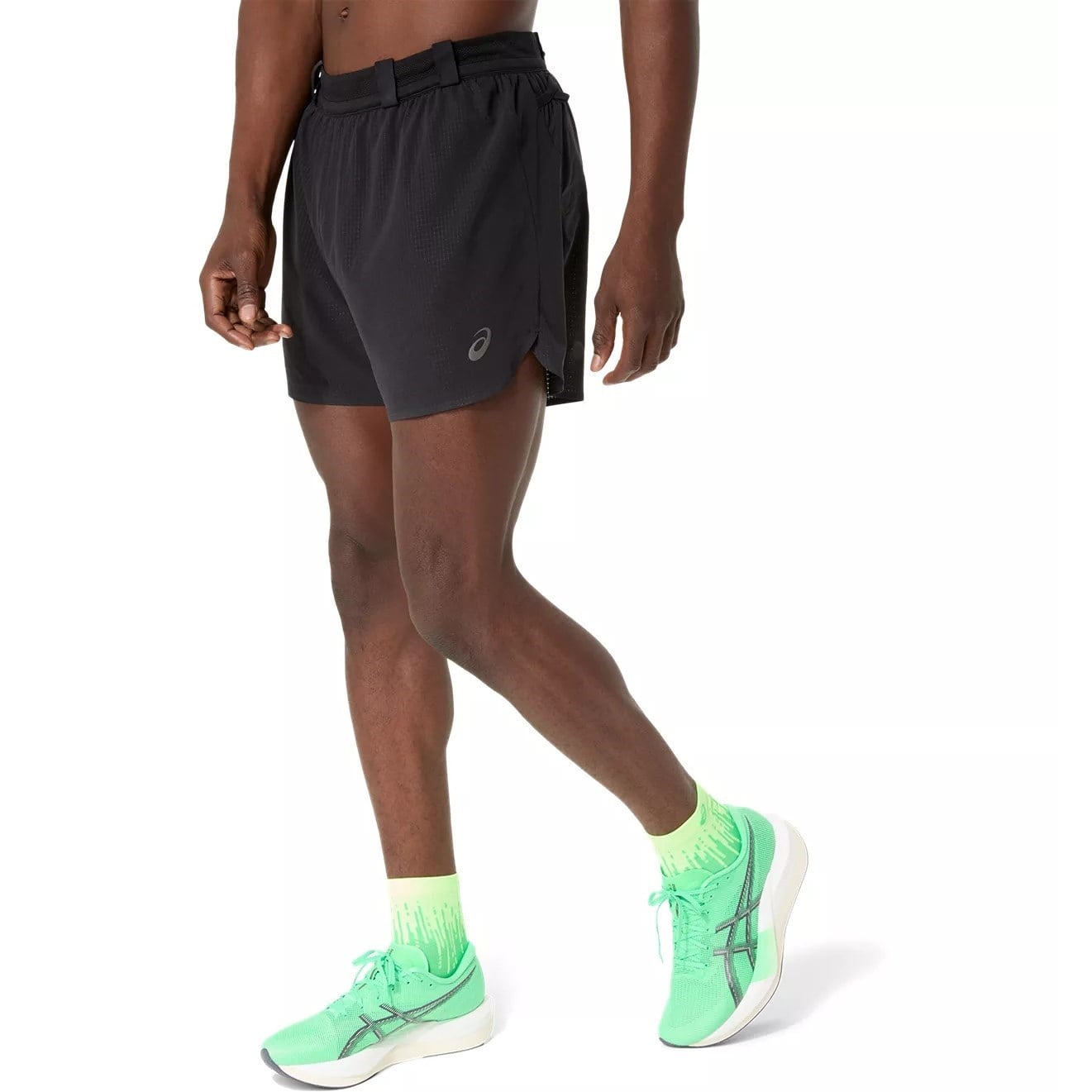Asics MetaRun 5 Inch Mens Running Shorts - Performance Black