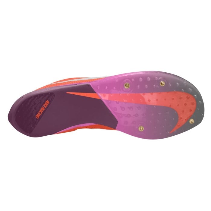 Nike ZoomX Dragonfly 2 - Unisex Long Distance Track Spikes - Bright Crimson/White/Hyper Crimson - image 4