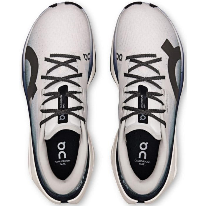 On Cloudboom Max - Mens Running Shoes - White/Black