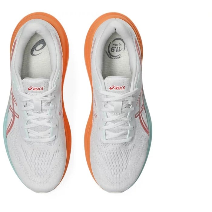 Asics GT-1000 13 - Mens Running Shoes - White/Coral Reef