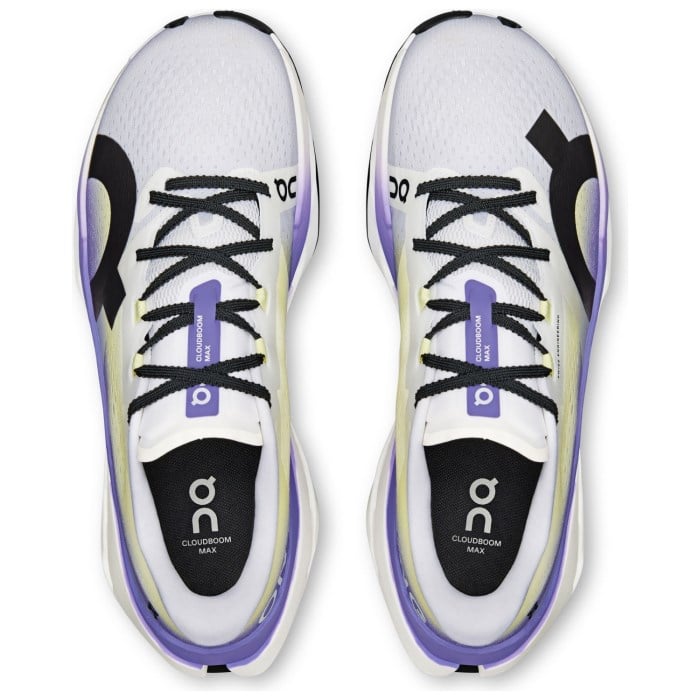 On Cloudboom Max - Mens Running Shoes - White/Juniper