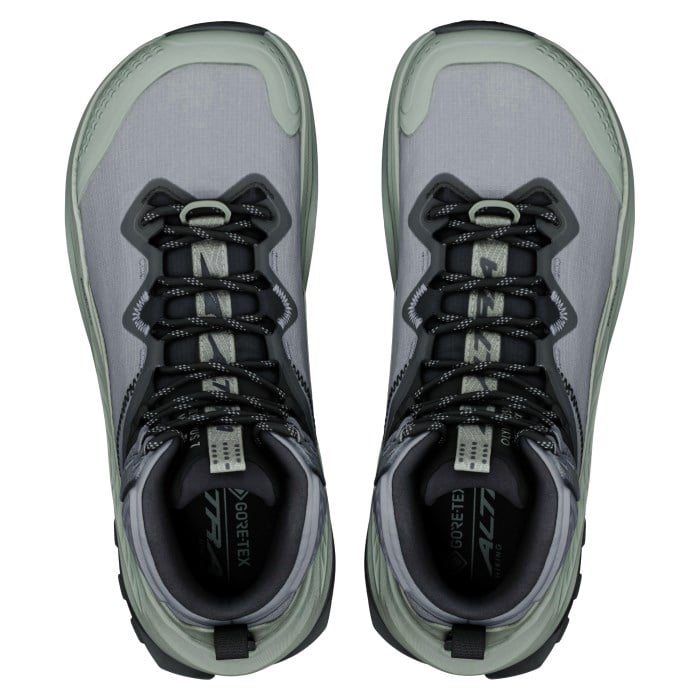 Altra Olympus 7 Mid GTX - Womens Hiking Shoes - Castlerock Black/Agave Green - image 4