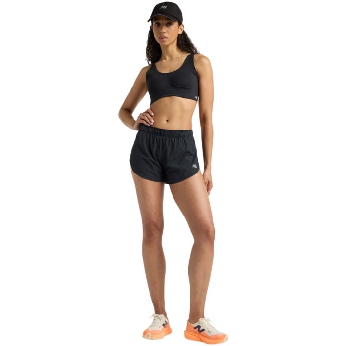 New Balance RC Ultra Light Split Womens 3 Inch Running Shorts - Black