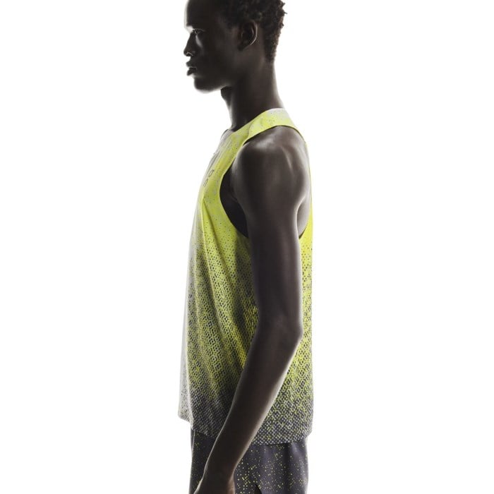 On Mens Race Singlet - Lime