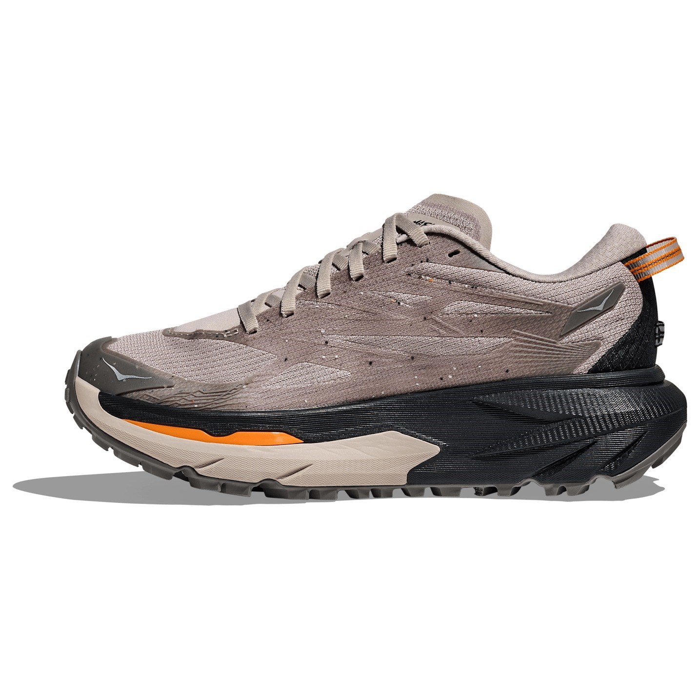 Hoka Mafate 5 - Womens Trail Running Shoes - Putty/Black