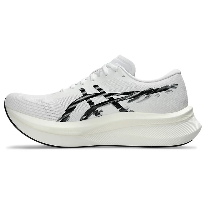 Asics Magic Speed 4 - Mens Road Racing Shoes - White/Black