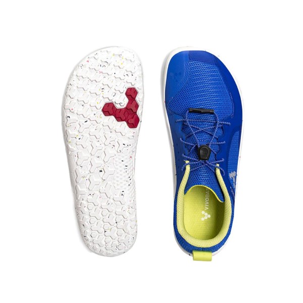Vivobarefoot Primus Trail 2.0 FG - Kids Trail Running Shoes - Amparo Blue