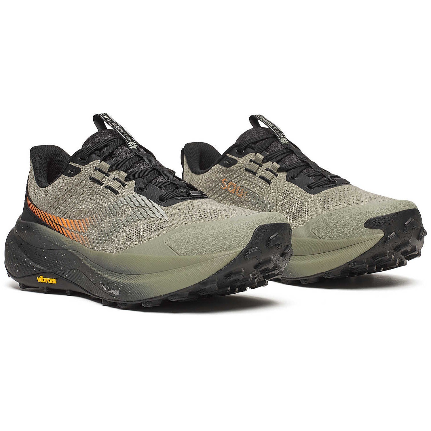 Saucony Xodus Ultra 4 - Mens Trail Running Shoes - Laurel/Black