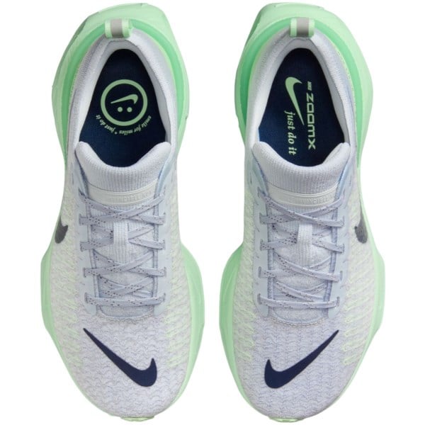 Nike ZoomX Invincible Run Flyknit 3 - Womens Running Shoes - Pure Platinum/Dark Obsidian/Cool Grey