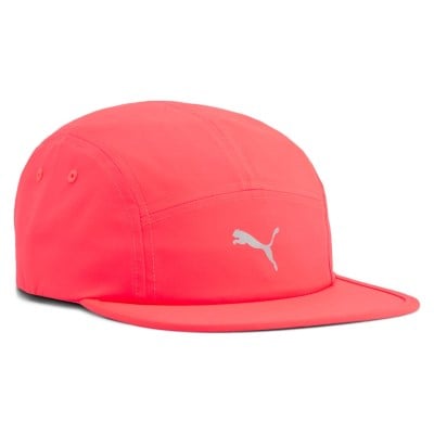 Puma ESS Unisex 5 Panel Run Cap - Ultra Red