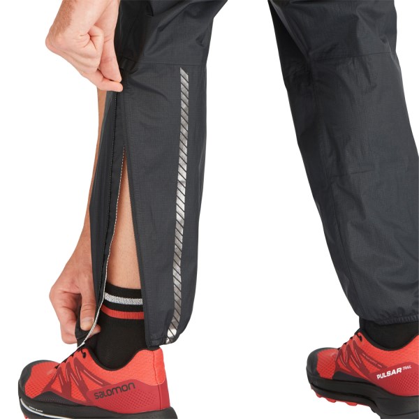 Salomon Bonatti Waterproof Unisex Running Pants - Black