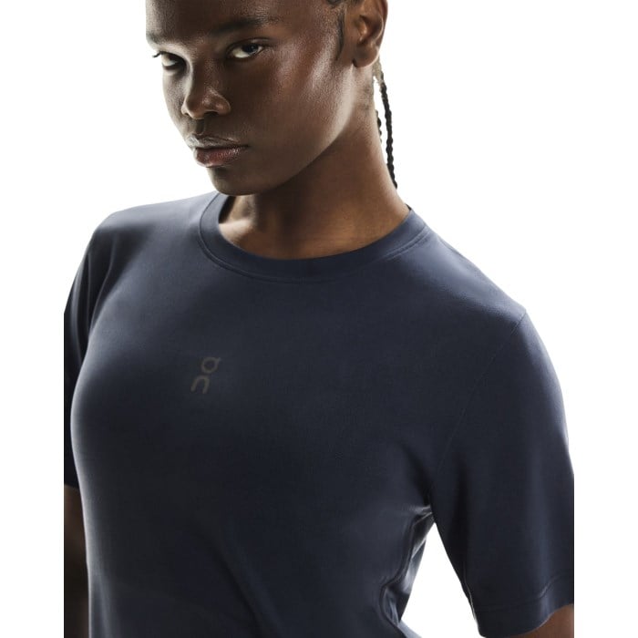 On Womens Trail-T Running T-Shirt - Navy