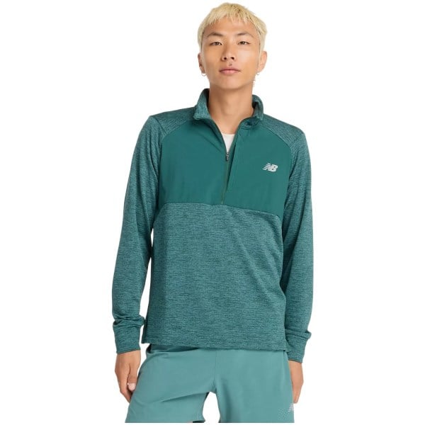 New Balance Mens Athletics Heat Grid 1/2 Zip