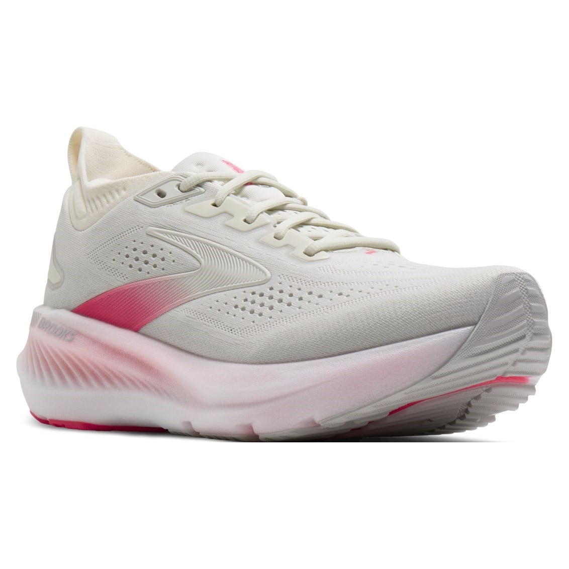Brooks Glycerin GTS 23 - Womens Running Shoes - Pink Engine/Coconut Milk/Diva Pink - image 2