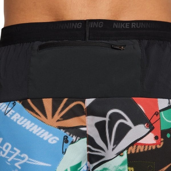 Nike Stride Run Energy Mens Running Shorts - Total Orange/Black/Black/Reflective Silver