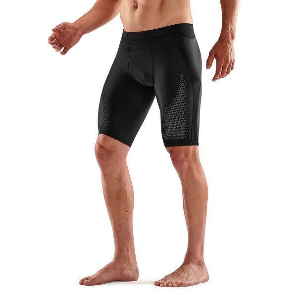 Skins Series-3 Mens Compression Half Tights 400 - Black/Stars