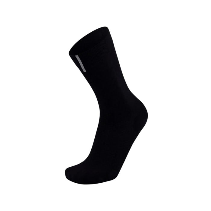 2XU Vectr Reflective Unisex Crew Socks - Black/Silver Reflective
