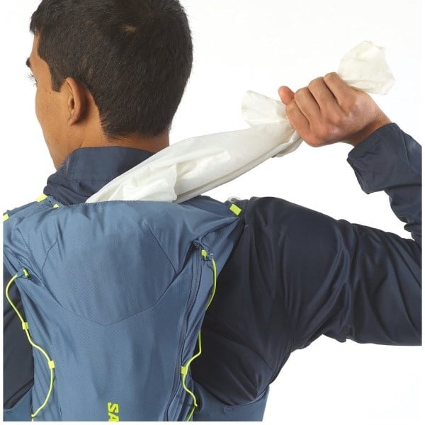Salomon Advance Skin 12 Set Running Vest With Flasks - Bearing Sea/Flint Stone