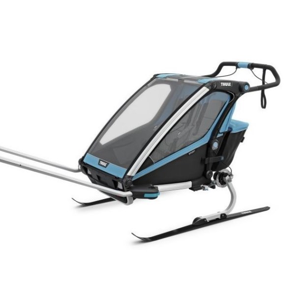 Thule Chariot Sport 2 - Multi-Sport Bike Trailer - Double Seat - Blue/Black
