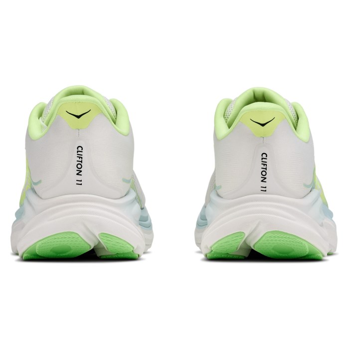 Hoka Clifton 11 - Womens Running Shoes - Frost/Neon Yuzu - image 5