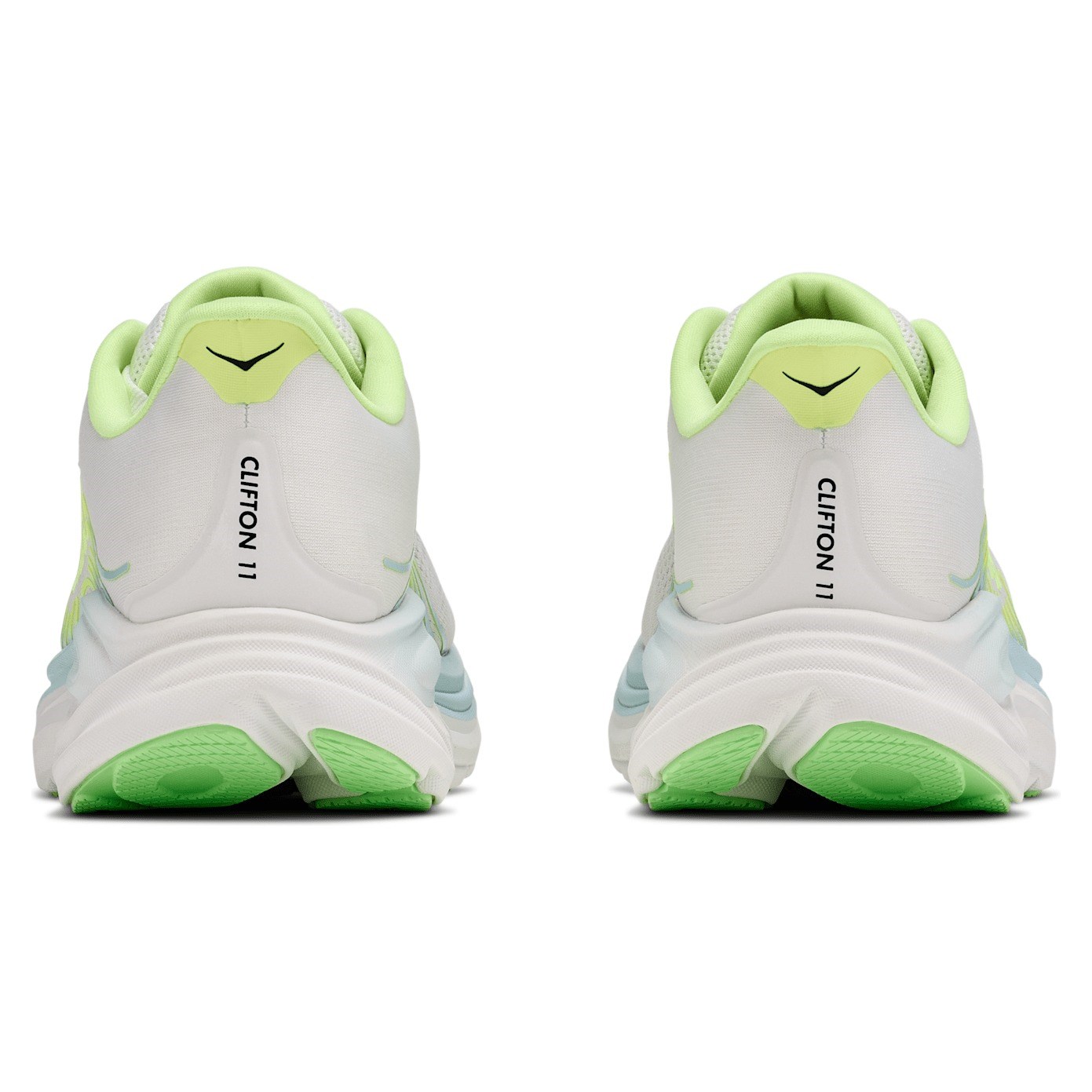 Hoka Clifton 11 - Womens Running Shoes - Frost/Neon Yuzu - image 5