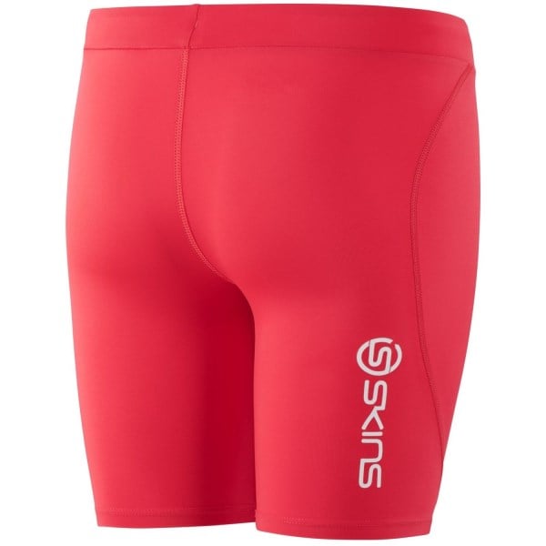Skins Series-1 Youth Kids Compression Half Tights - Red