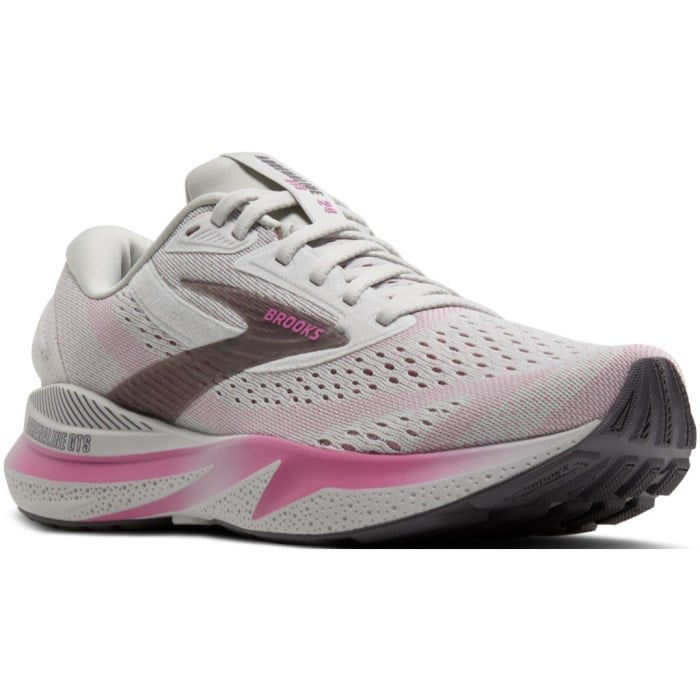 Brooks Adrenaline GTS 24 - Womens Running Shoes - Oyster/Excalibur/Pink