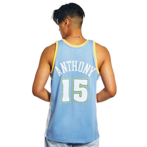 Mitchell & Ness Denver Nuggets Carmelo Anthony 2003-04 NBA Swingman Basketball Jersey - Royal Blue
