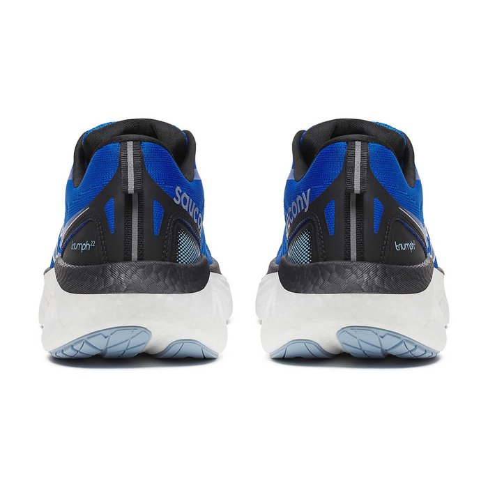 Saucony Triumph 22 - Mens Running Shoes - Skydiver/Black