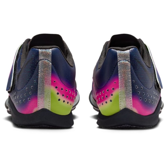 Nike Long Jump Elite GLAM - Unisex Jumping Spikes - Pink Blast/Black/Blue Void