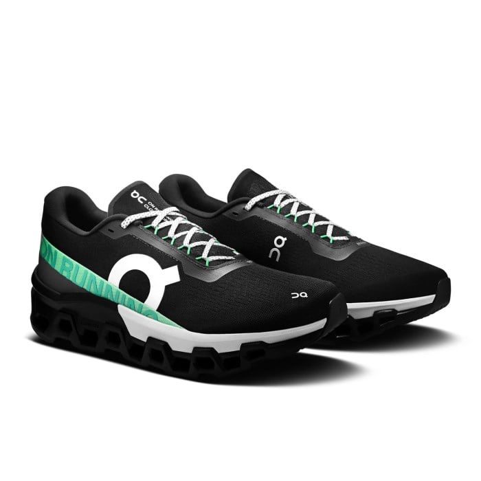 On Cloudmonster 2 - Mens Running Shoes - Black/Glacier