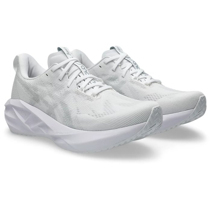 Asics Novablast 5 - Mens Running Shoes - White/Piedmont Grey