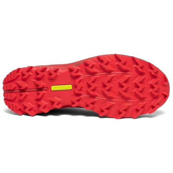 Saucony Peregrine 10 ST - Mens Trail Running Shoes - Red/Black