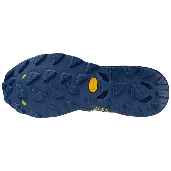 Mizuno Wave Daichi 8 - Mens Trail Running Shoes - Navy Peony/Sharp Green/Dress Blues