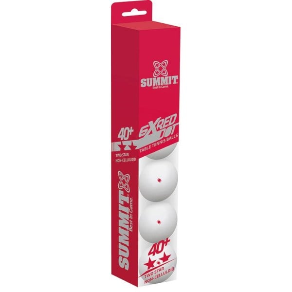 Summit 2 Star 40+ Table Tennis Balls - White