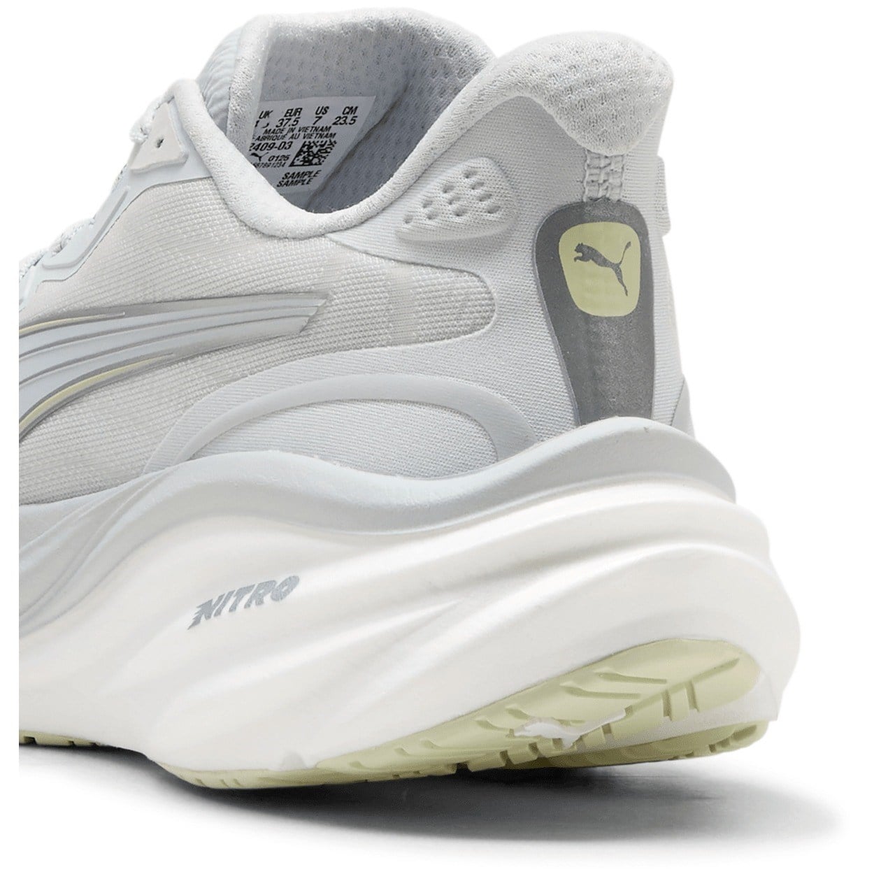 Puma Result Nitro - Womens Running Shoes - Silver Mist/Apple Spritz