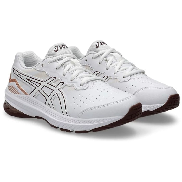 Asics GT-1000 SL 2 GS - Kids Cross Training Shoes - White/Dark Red Planet