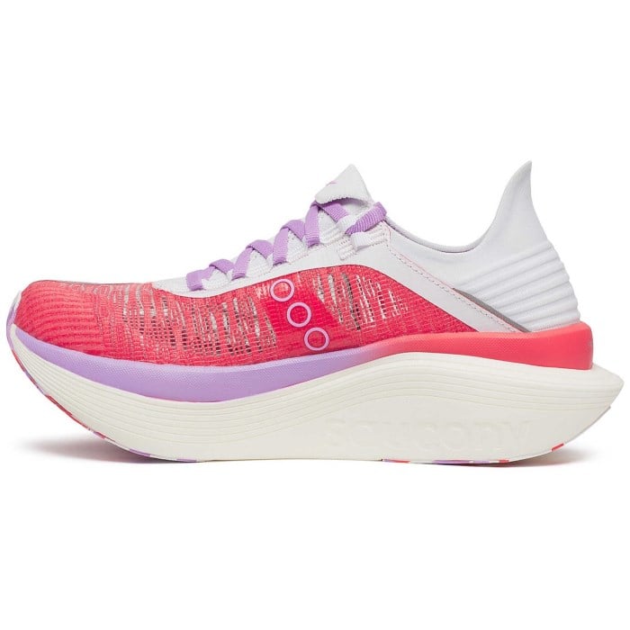 Saucony Endorphin Elite 2 - Unisex Racing Shoes - Coral/White