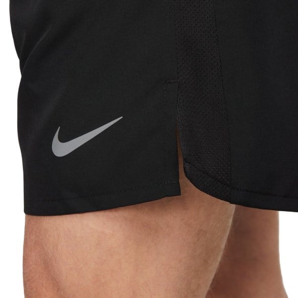 Nike Dri-Fit Challenger 7 Inch Brief-Lined Mens Running Shorts - Black/Reflective Silver