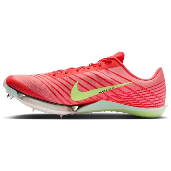 Nike Air Zoom Maxfly 2 - Unisex Track Sprint Spikes - Bright Crimson/Washed Coral/Lime Blast