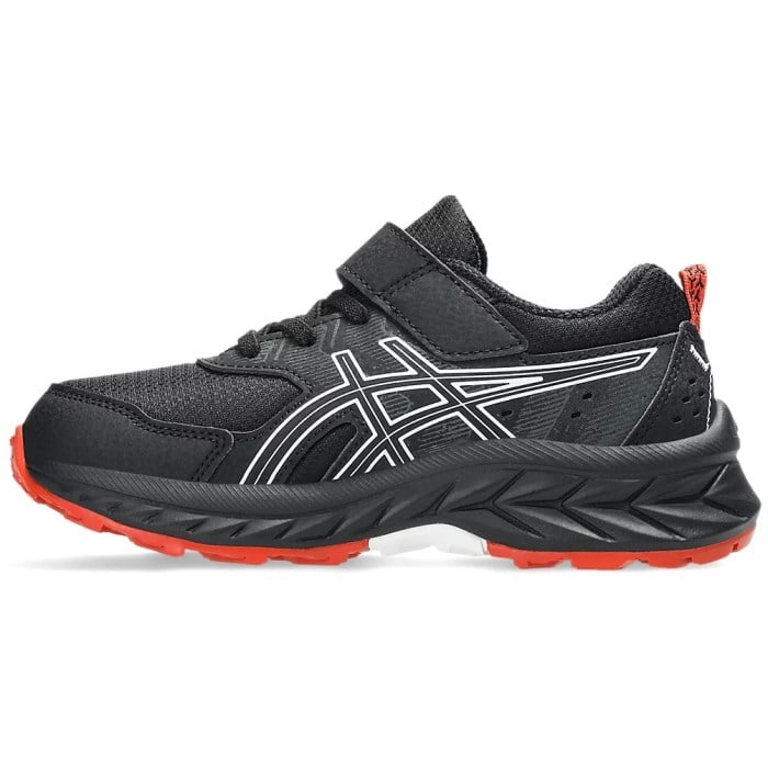 Asics Gel Venture 9 PS - Kids Trail Running Shoes - Black/White
