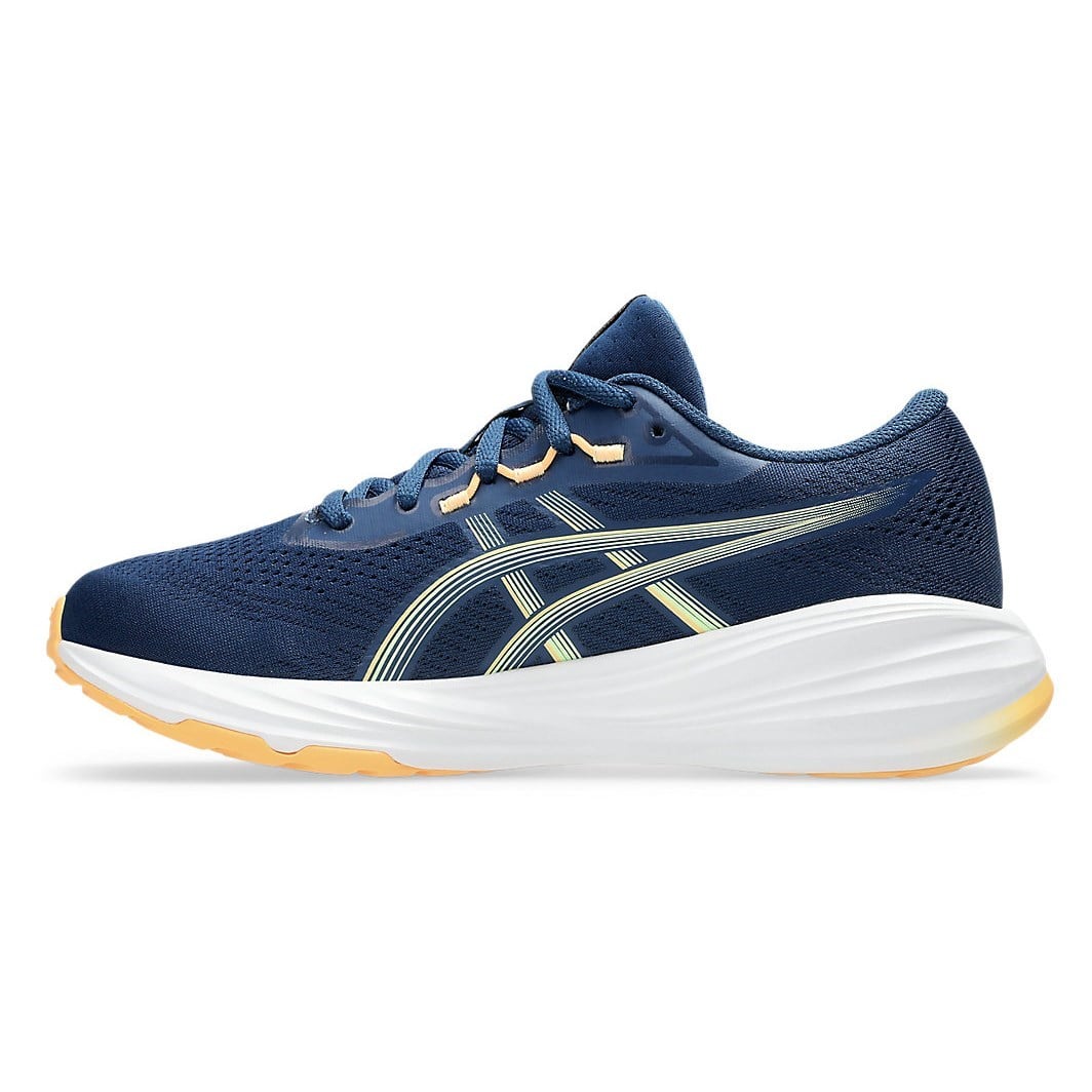Asics Gel Cumulus 28 GS - Kids Running Shoes - Independence Blue/Orange Glow - image 3