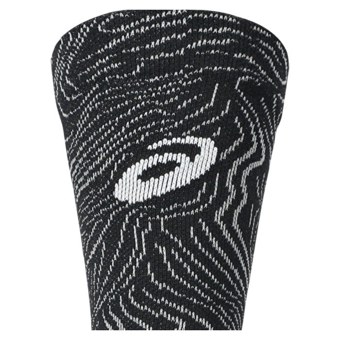 Asics FujiTrail Graphic Crew Unisex Running Socks - Black/Cloud - image 3