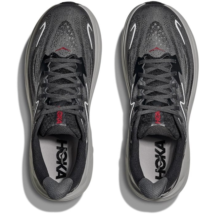 Hoka Clifton 10 - Mens Running Shoes - Carbon Black/Satellite Grey