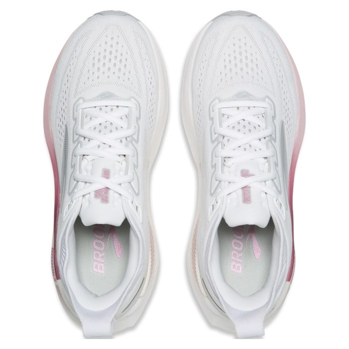 Brooks Glycerin GTS 23 - Womens Running Shoes - White/Harbor Mist/Metal - image 4