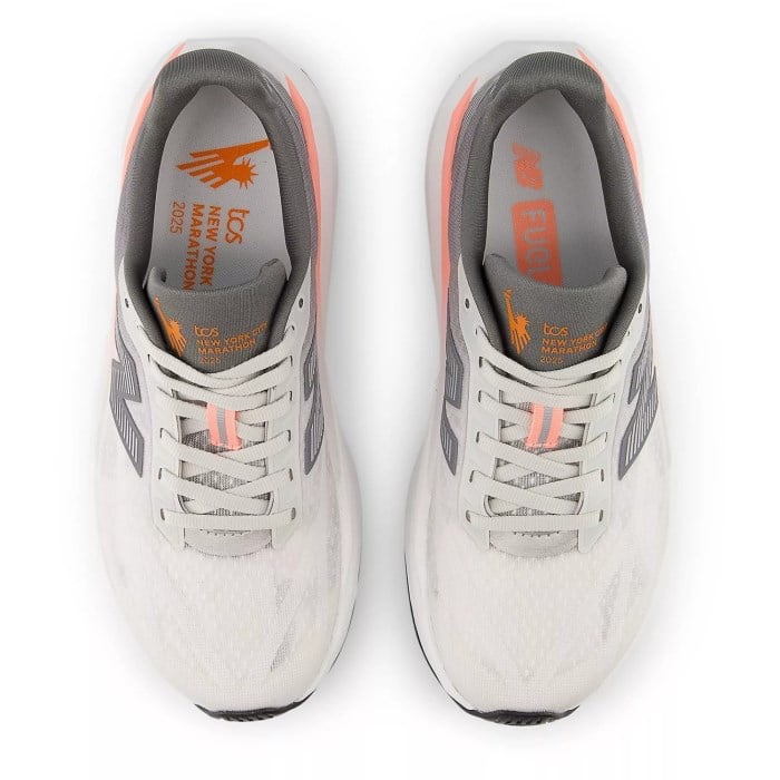 New Balance FuelCell Rebel v5 New York - Womens Running Shoes - Grapefruit/Grey Matter/Poppy
