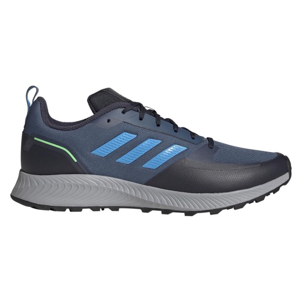 adidas Runfalcon 2.0 TR - Mens Trail Running Shoes - Wonder Steel/Pulse Blue/Beam Green