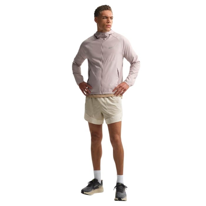 Nike Stride Mens Dri-Fit 5 Brief-Lined Running Shorts - Cream II/Birch/Natural