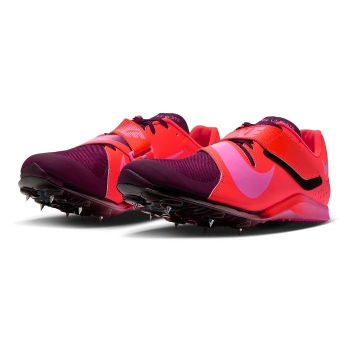 Nike Air Zoom Long Jump Elite - Unisex Jumping Spikes - Hyper Crimson/Bordeaux-Pink Spell - image 2
